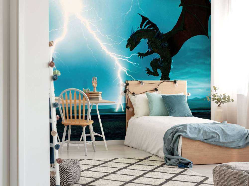 Dragon à l'orage