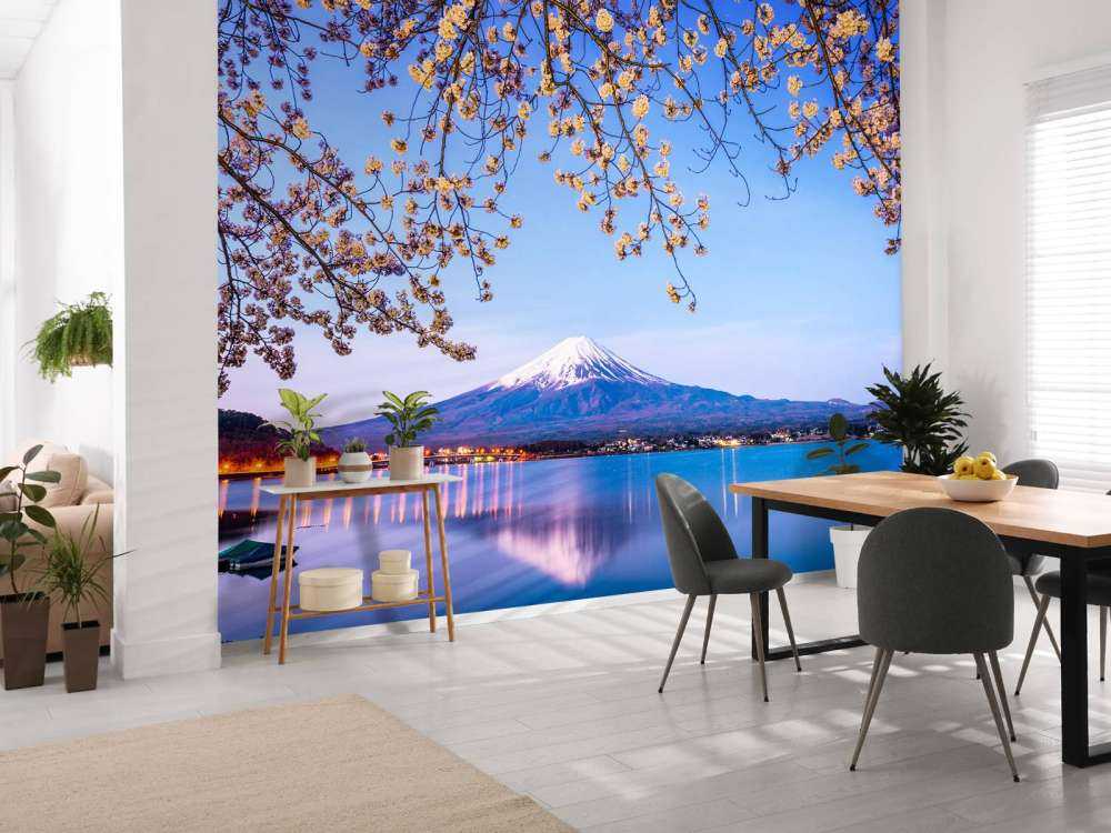 Le Mont Fuji au bord de l'eau
