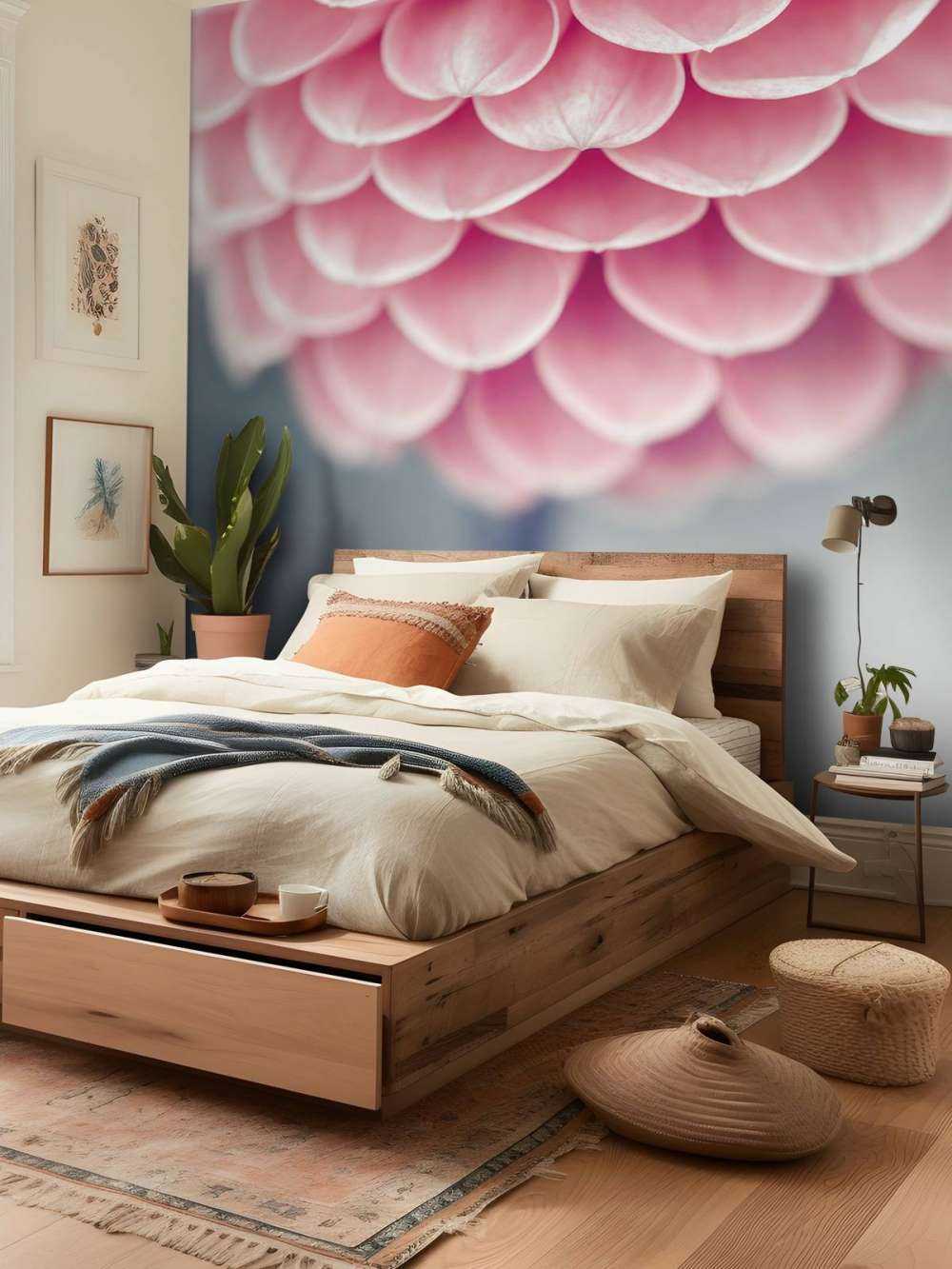 Dahlia en gros plan