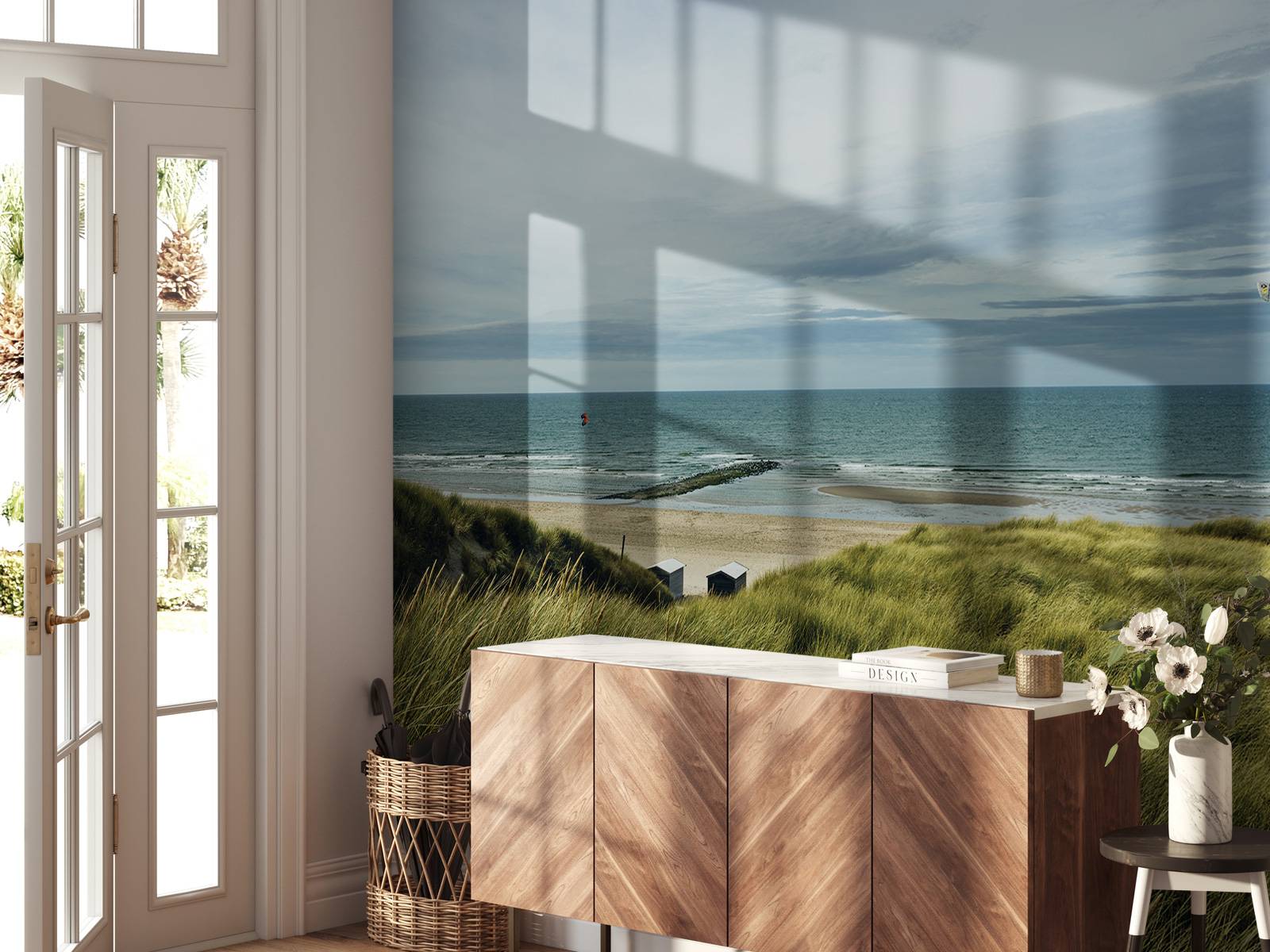 La plage depuis les dunes