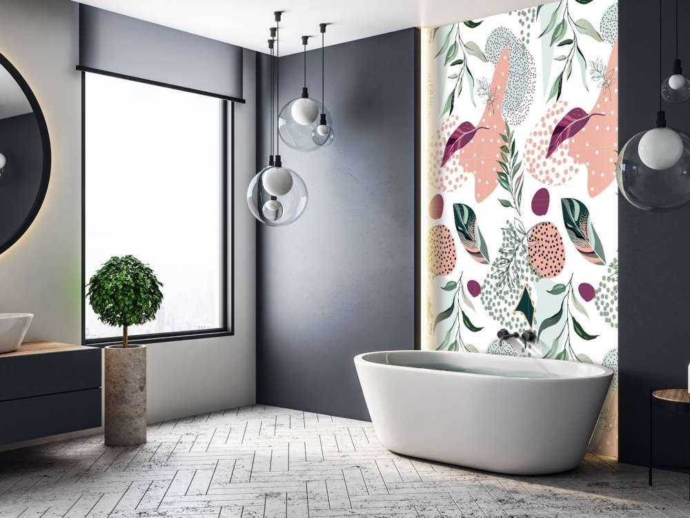 Motif Fleurs et brindilles