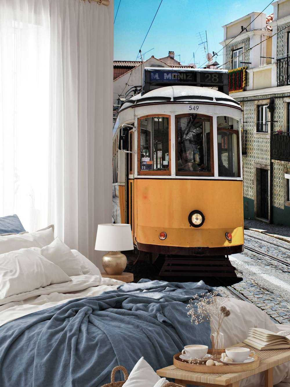 Tramway jaune