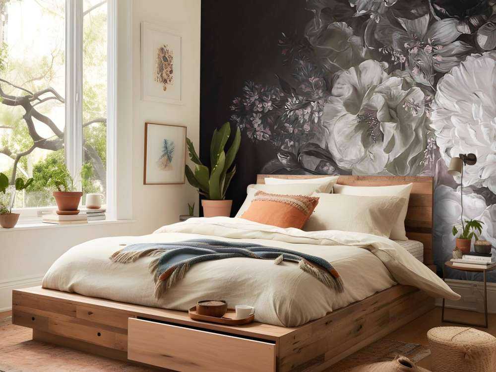 Bouquet avec lilas vert