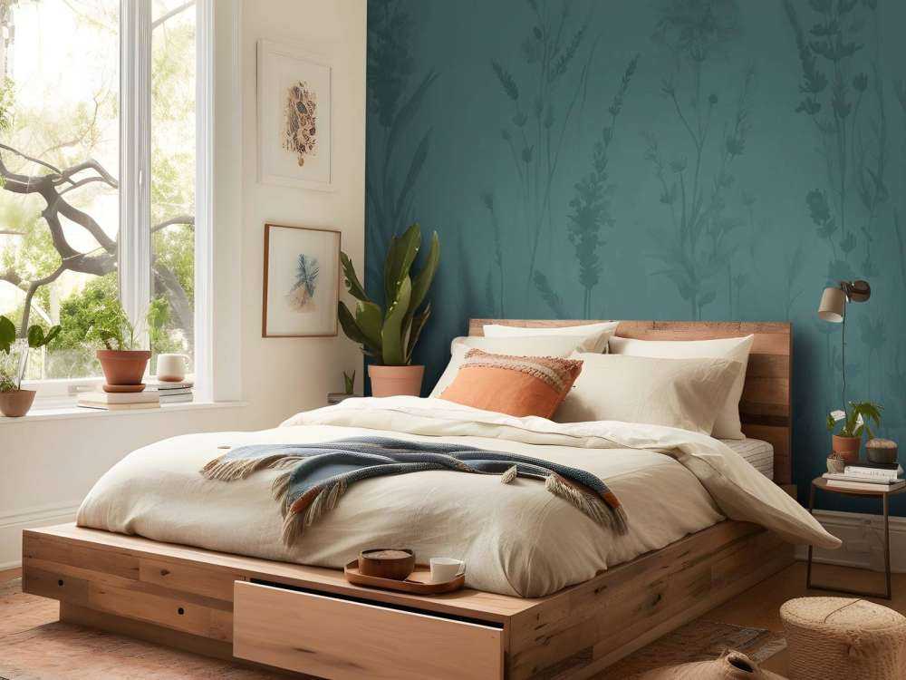 Lavande Clair Seamless Vert Foncé