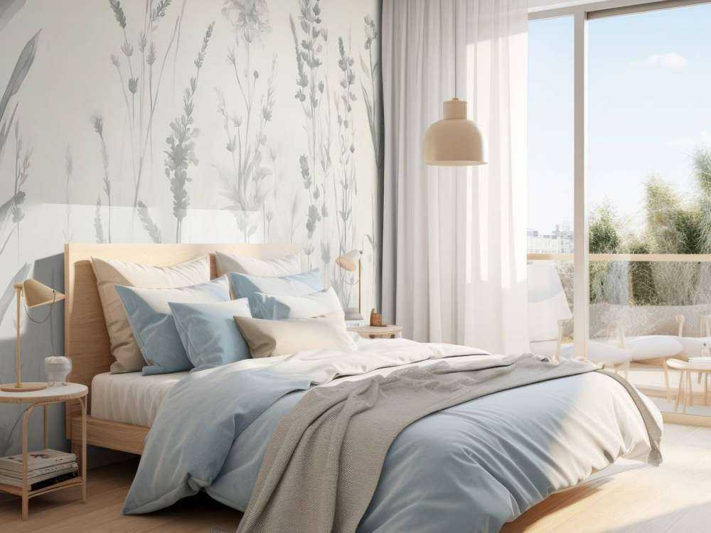 Lavande Clair Seamless Blanc Ivoire