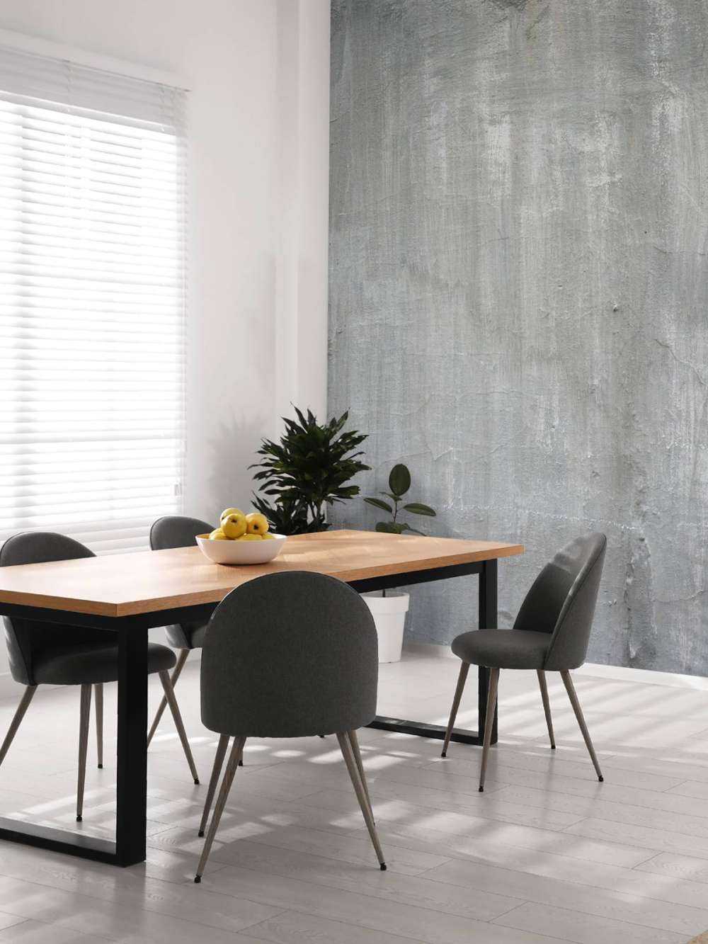 Grijze betonwand