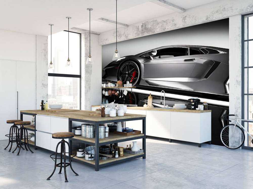 Lamborghini grise