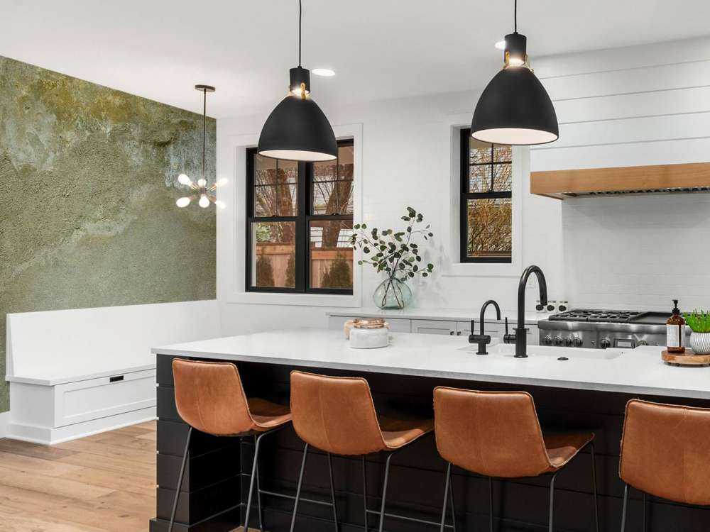 Mur avec stuctures restaurées