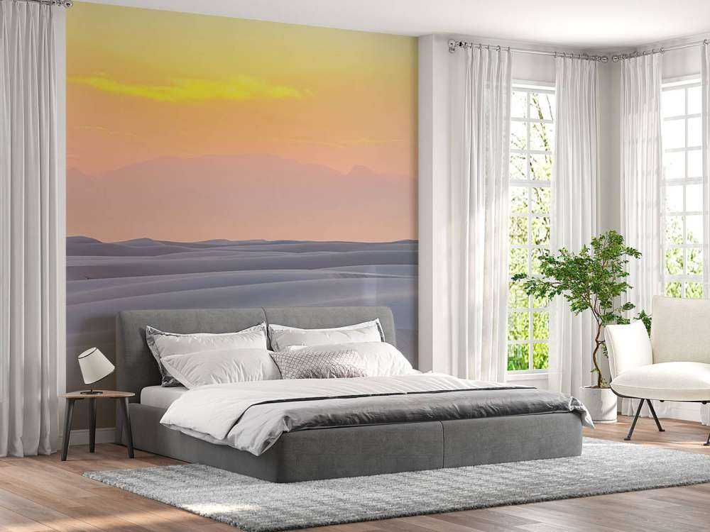 Dunes de sable blanc