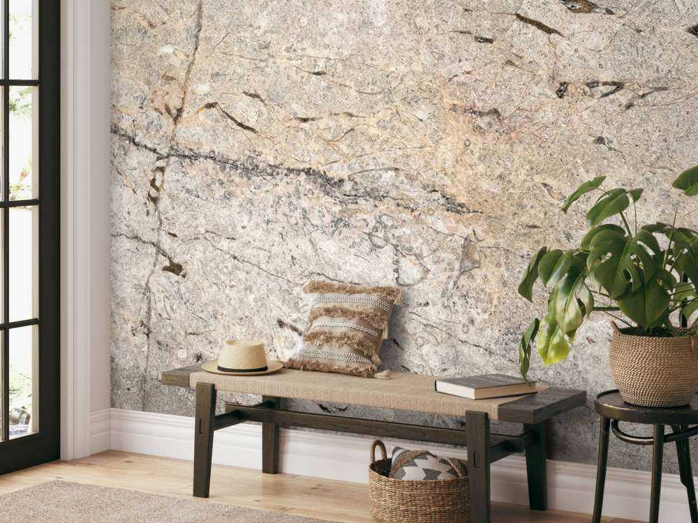Teinte beige marbré