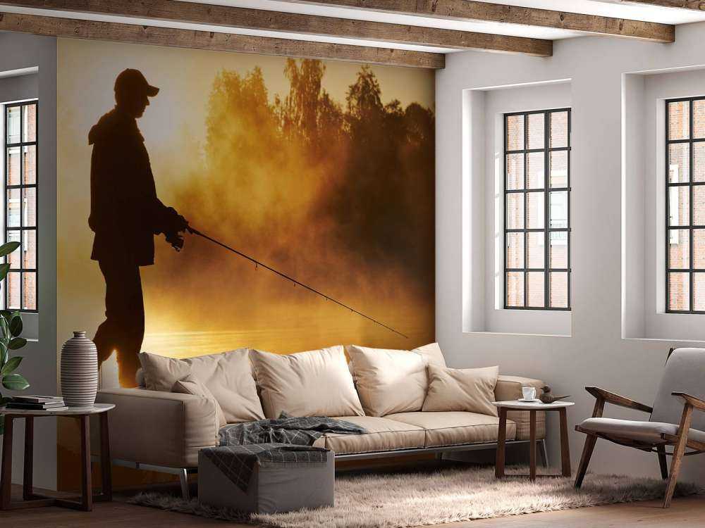 Pêcheur au lever du soleil