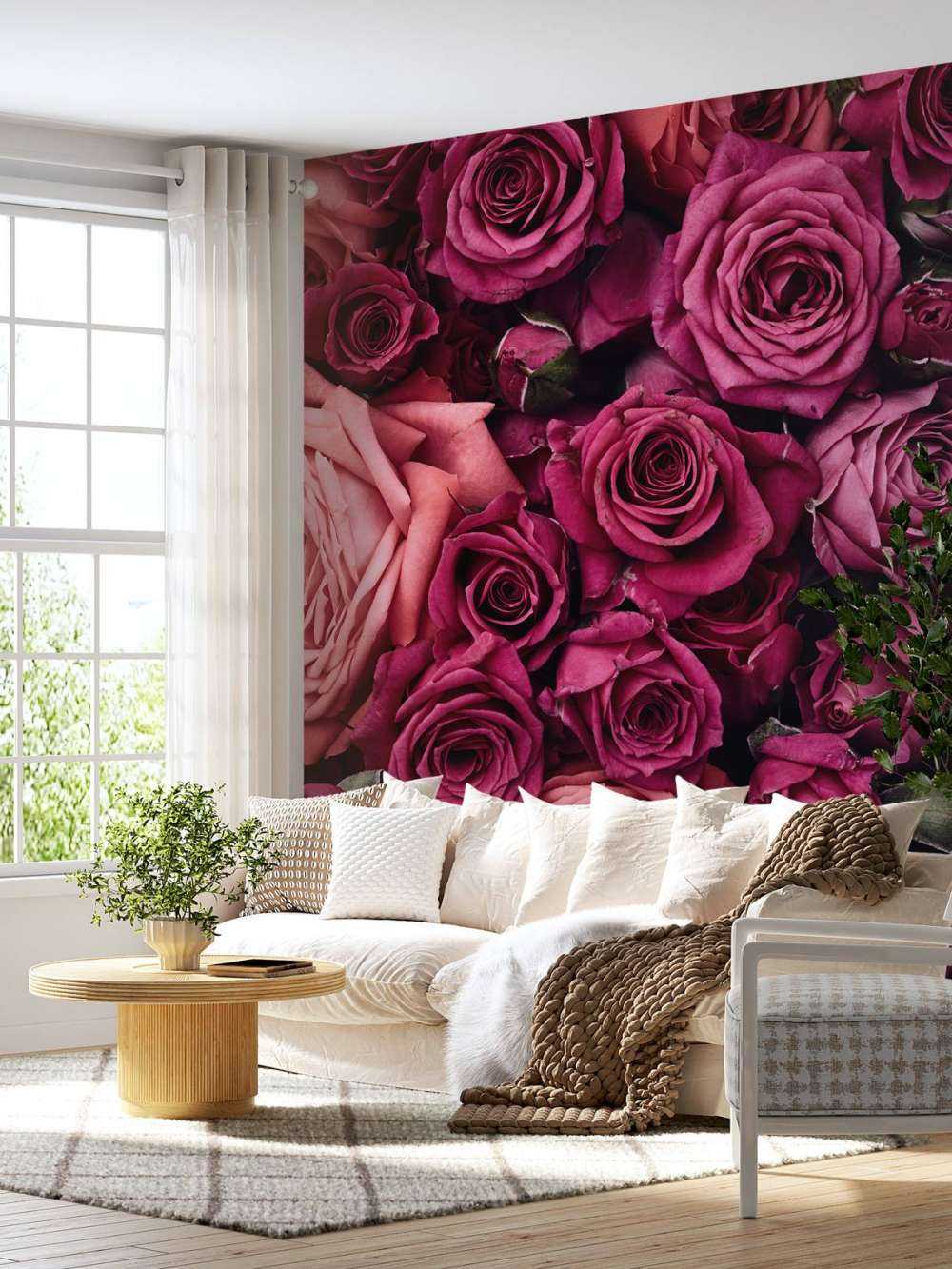 Les roses roses