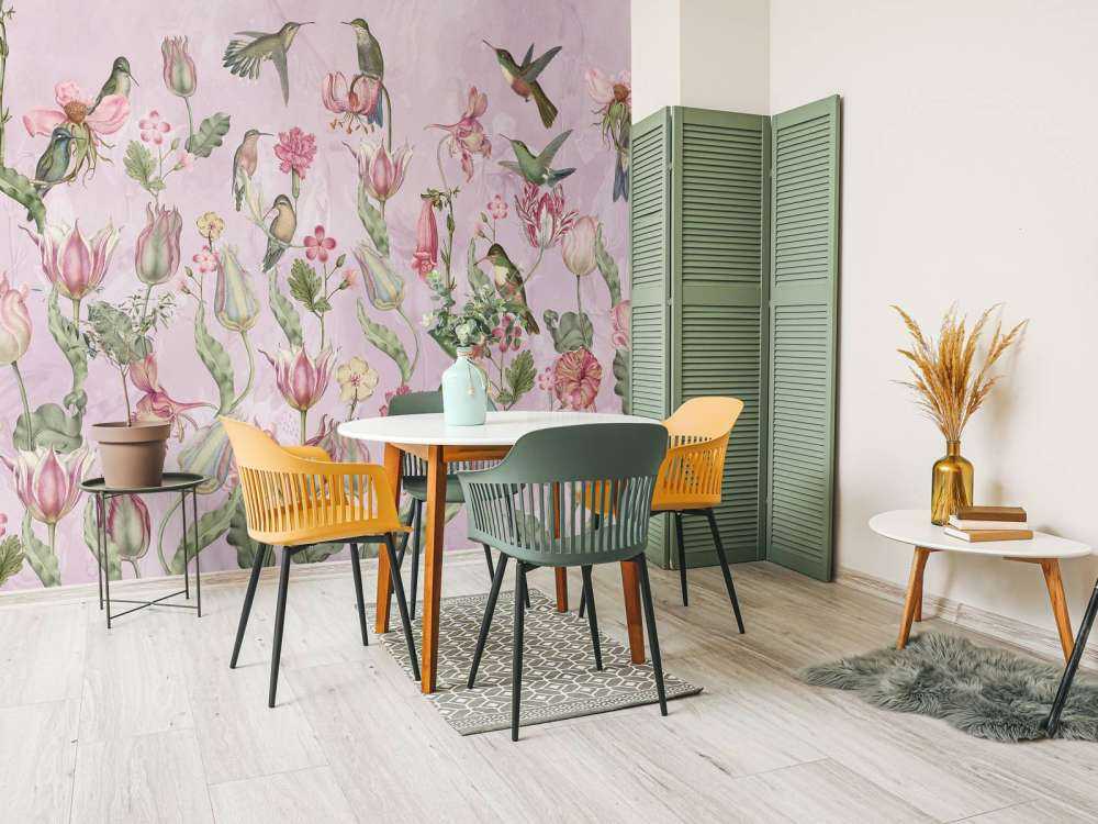 Symphonie des Colibris de Printemps - Rose en Fleurs