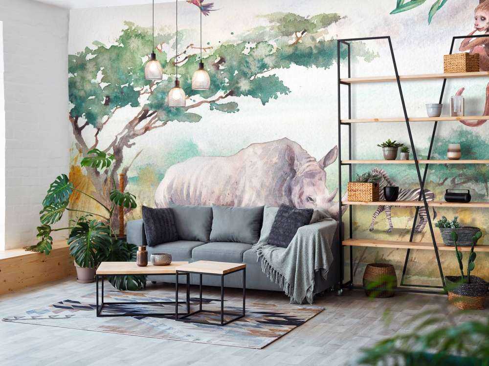 Jungle aquarelle