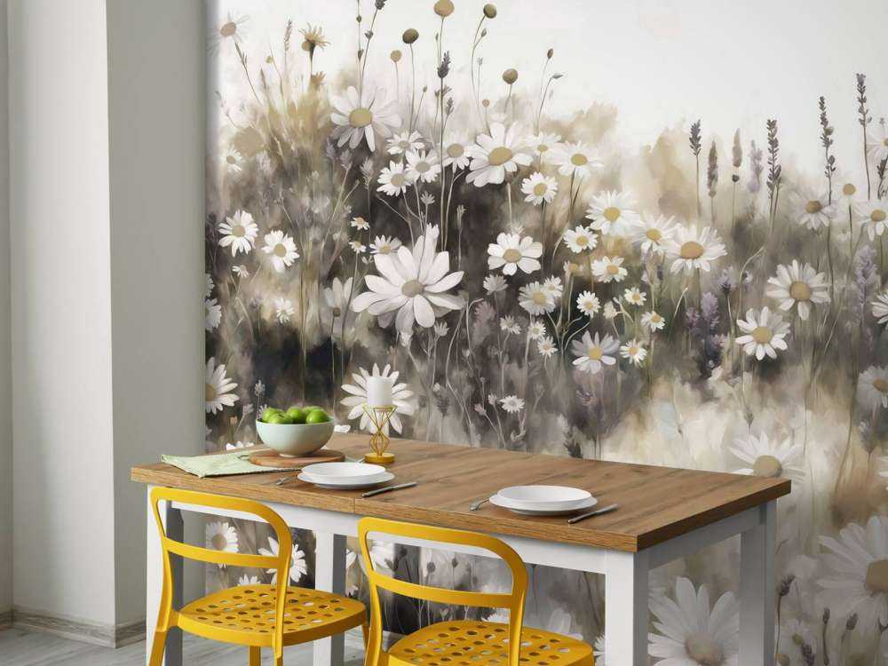 Crème de prairie de marguerites silencieuses