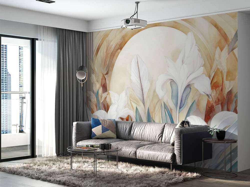 Iris au lever du soleil bleu