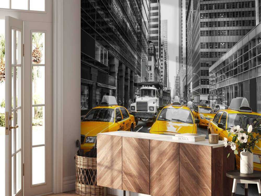Taxis jaunes à New York