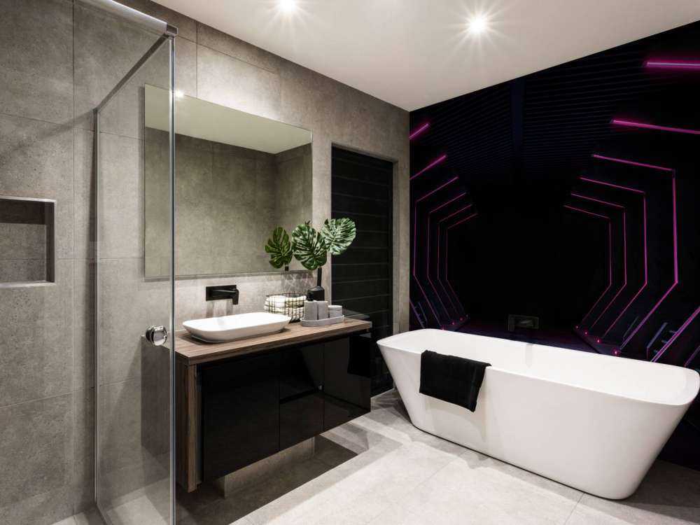 Couloir lumineux en 3D