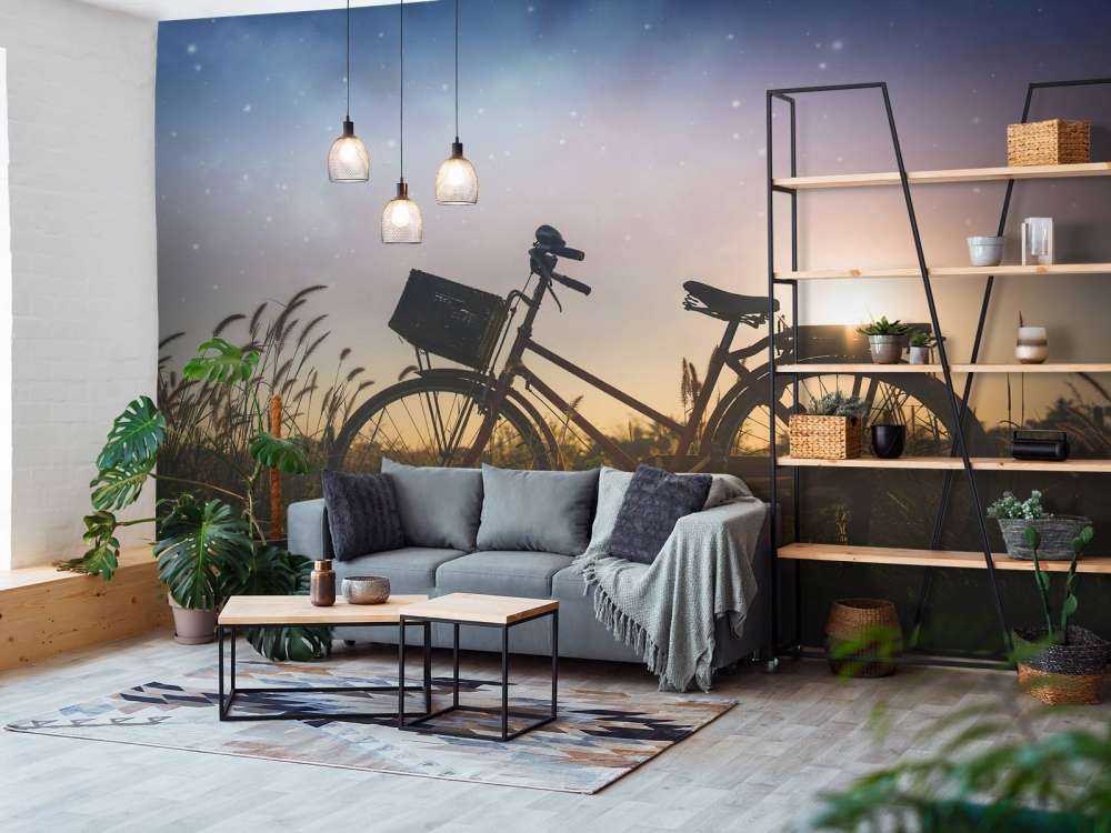 Silhouette de vélo