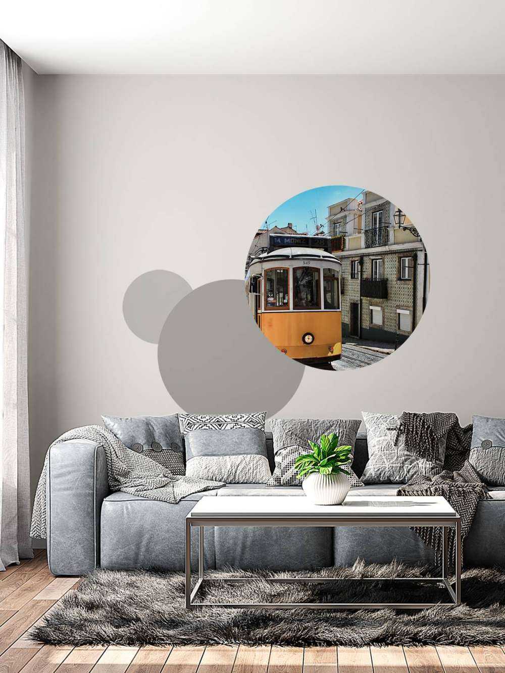 Tramway jaune
