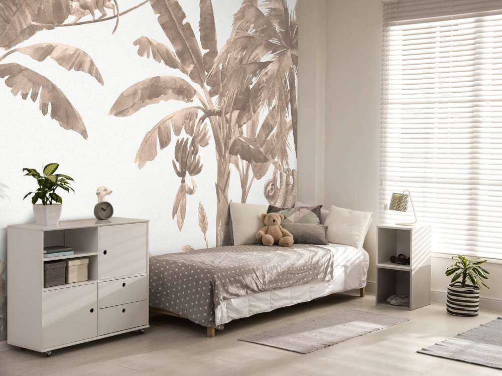 Petits animaux de la jungle en taupe