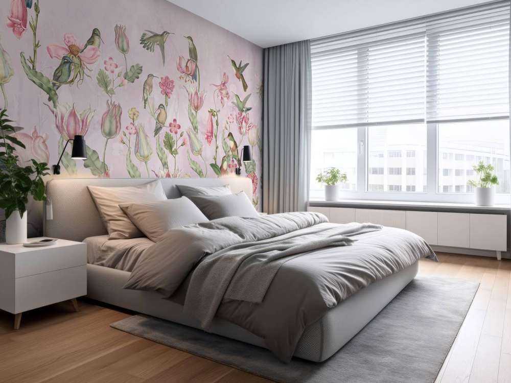 Symphonie des Colibris de Printemps - Rose en Fleurs