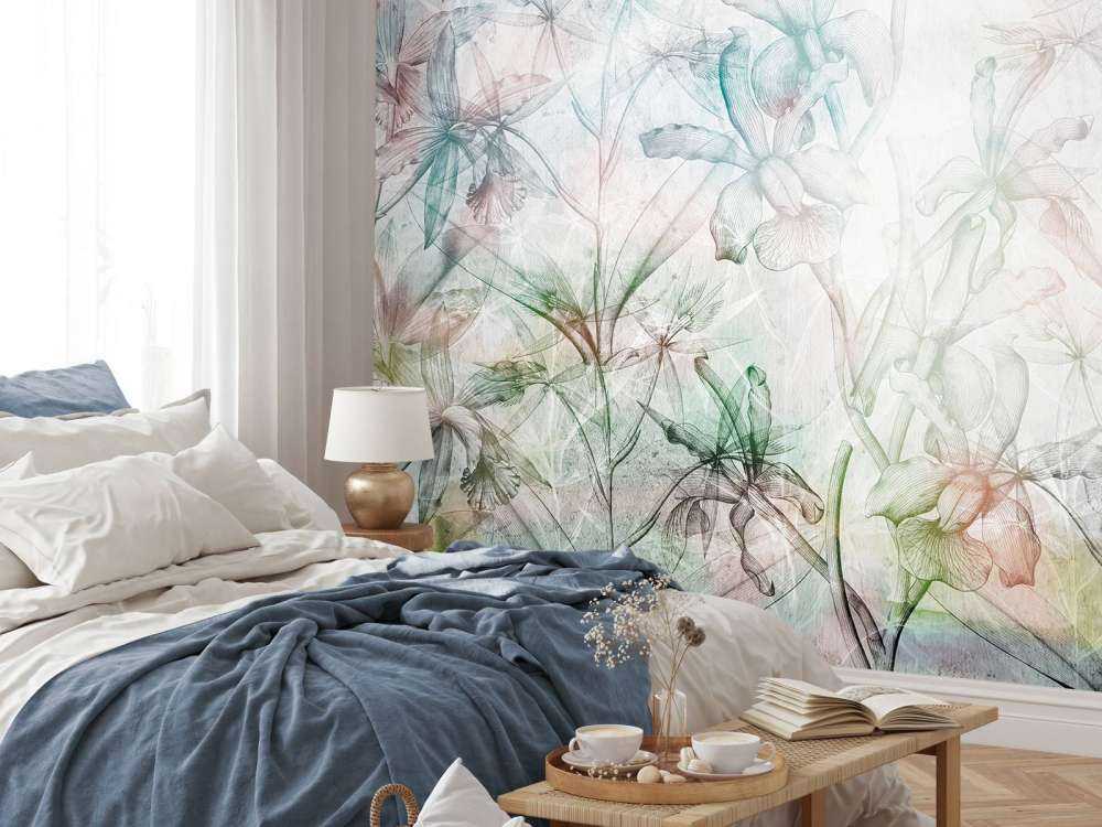 Orchidée en béton rêve