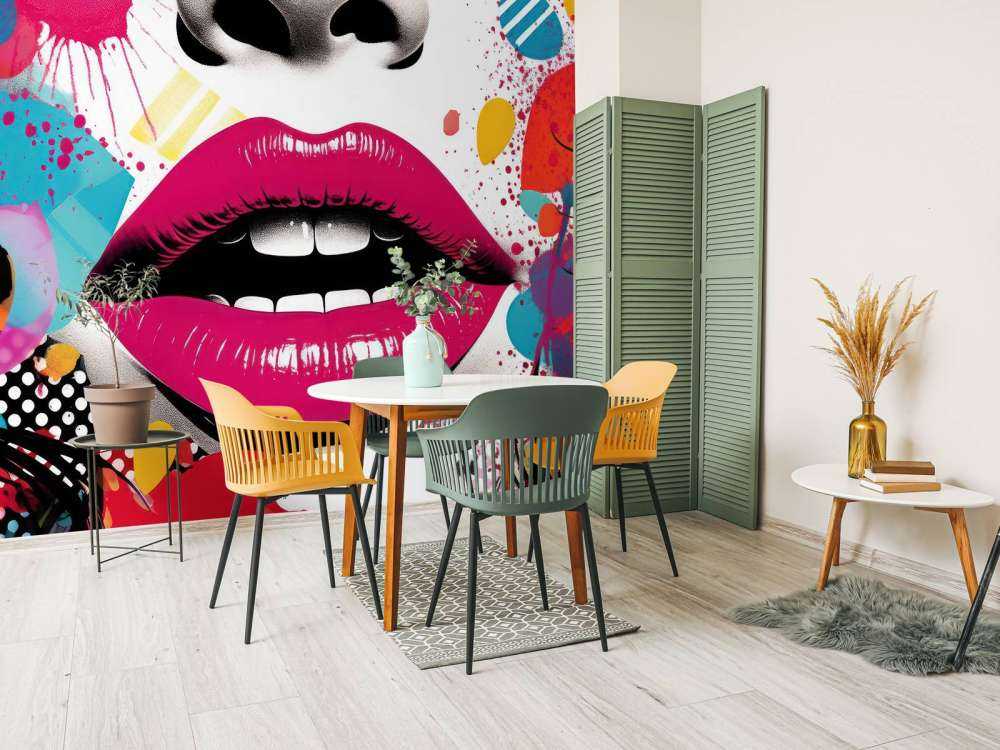 Lèvres Pop Art