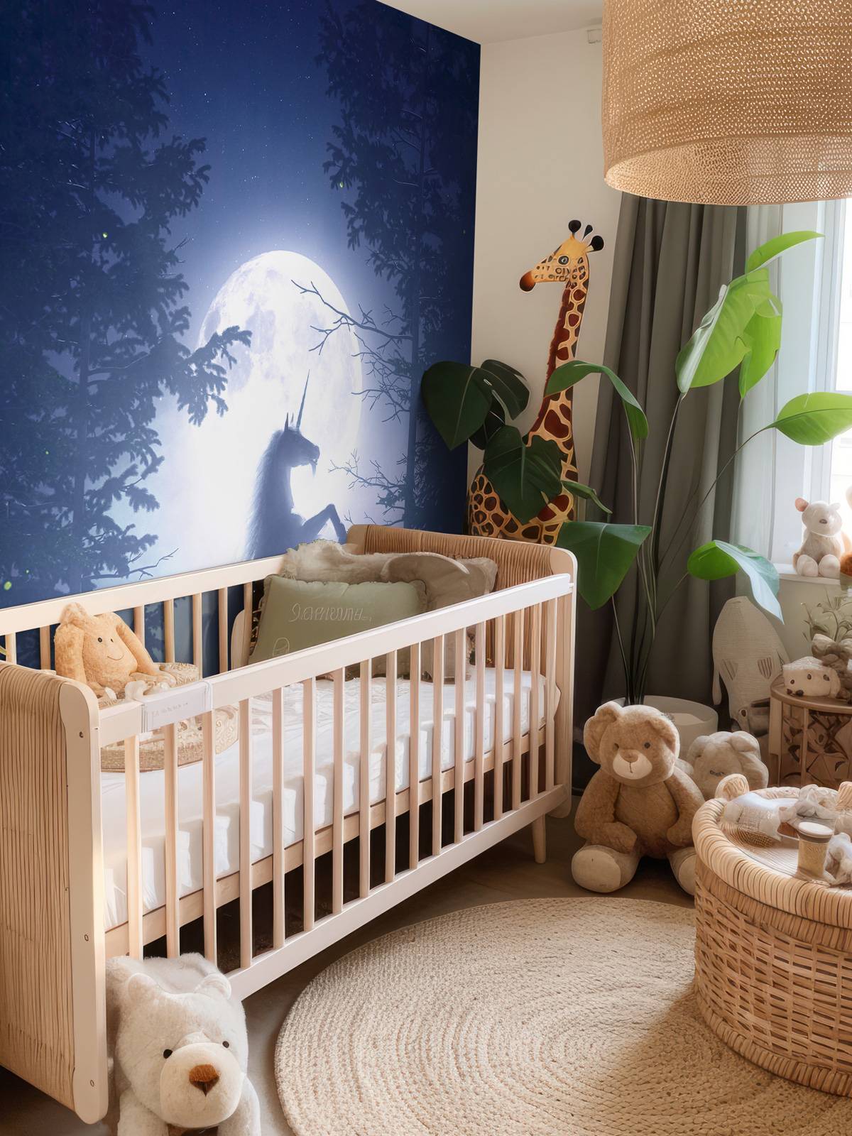 Licorne à la pleine lune