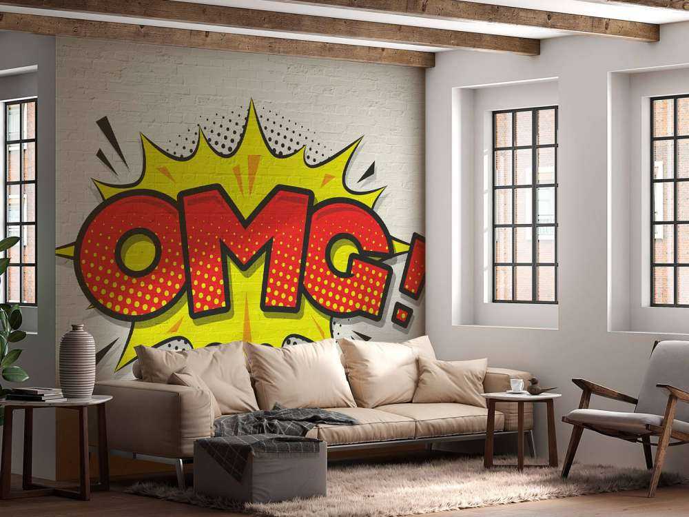 Graffitis colorés sur un mur