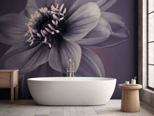 Fleur de dahlia foncé