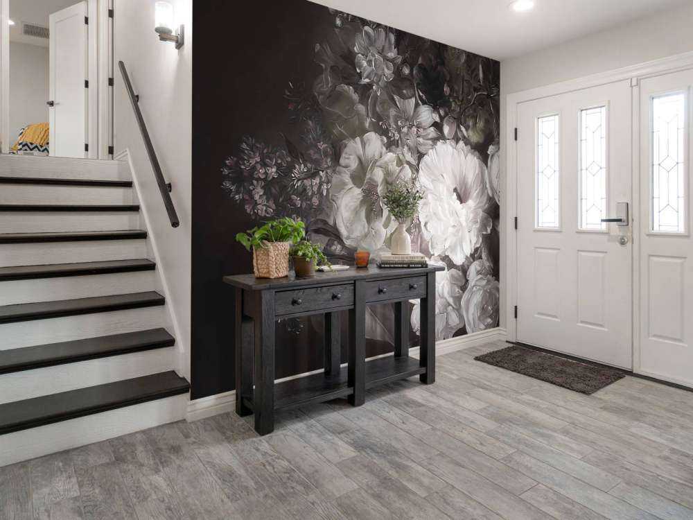 Bouquet avec lilas vert