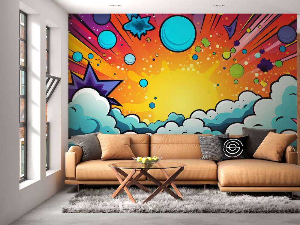 Explosion cosmique de couleurs
