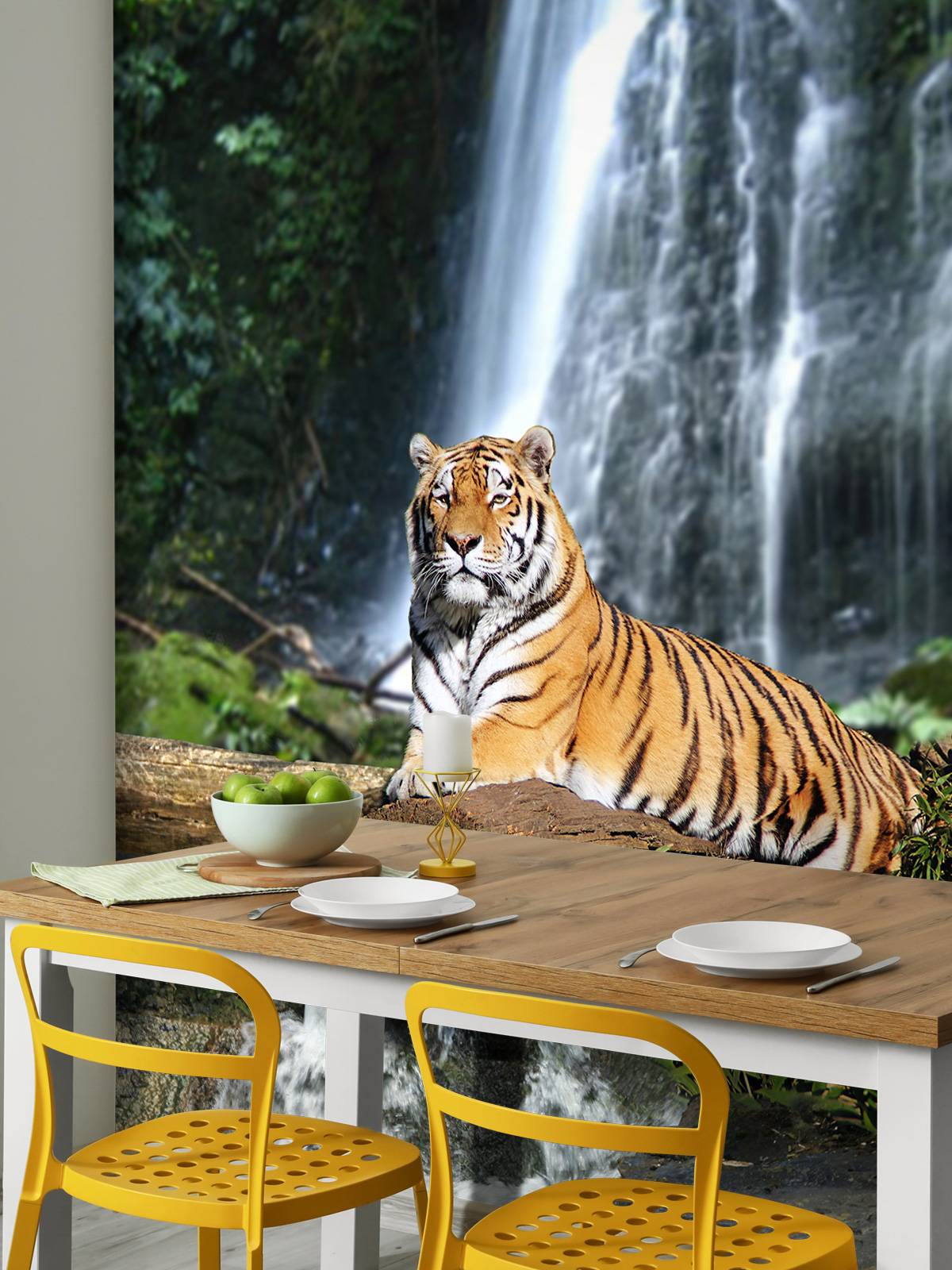 Tigre dans la jungle