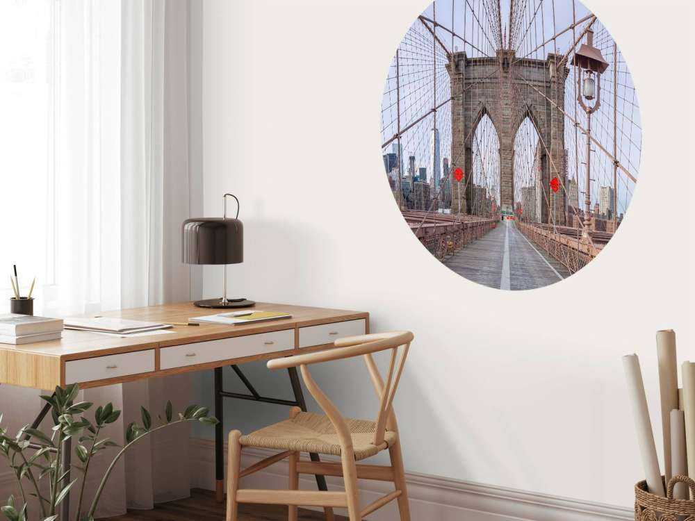 Le pont de New York et nuages