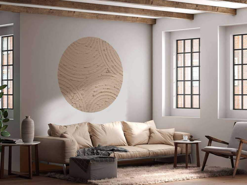 Cercles Zen avec structure en taupe