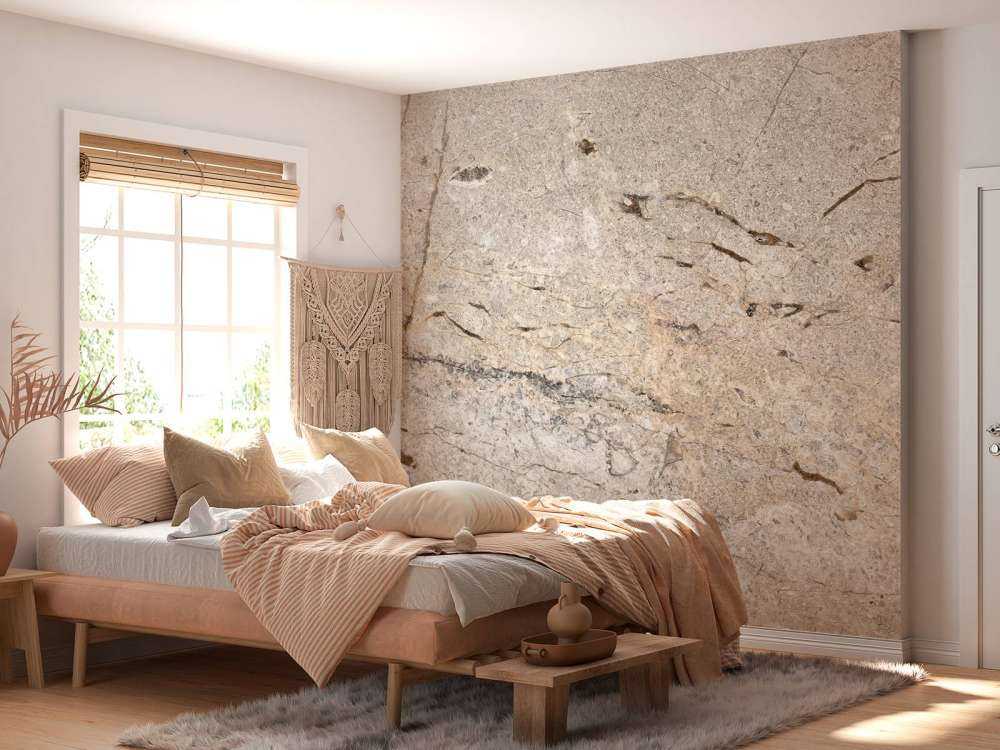 Teinte beige marbré