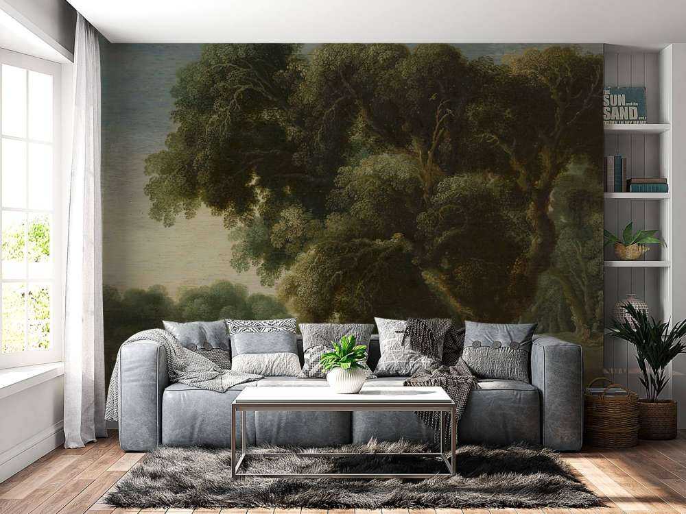 Paysage forestier imaginé