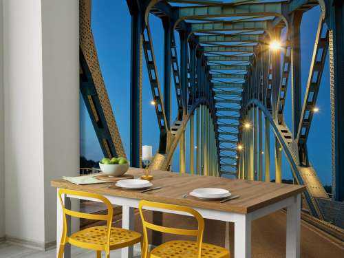Pont en arc en acier