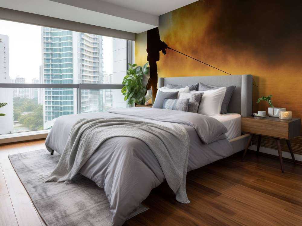 Pêcheur au lever du soleil